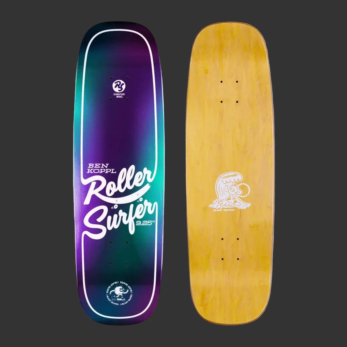 Blast Skates - Ben Koppl Iridescent 9.25" Shaped Deck