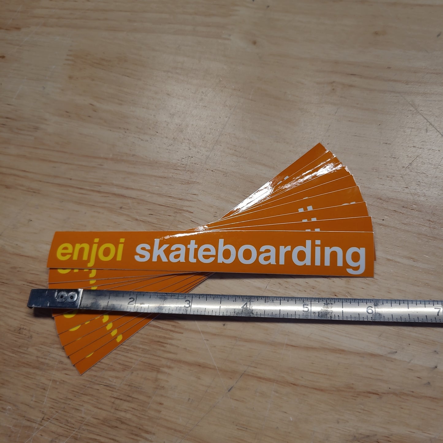 Enjoi Skateboarding Stretch Logo Sticker