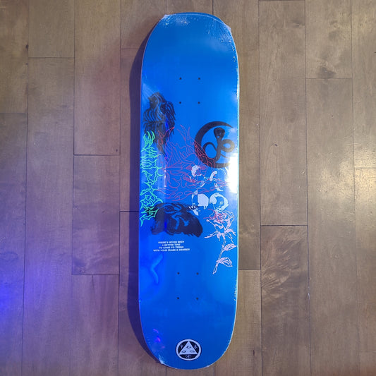Welcome - Flash on Moontrimmer 8.65" Shaped Deck (Blue)