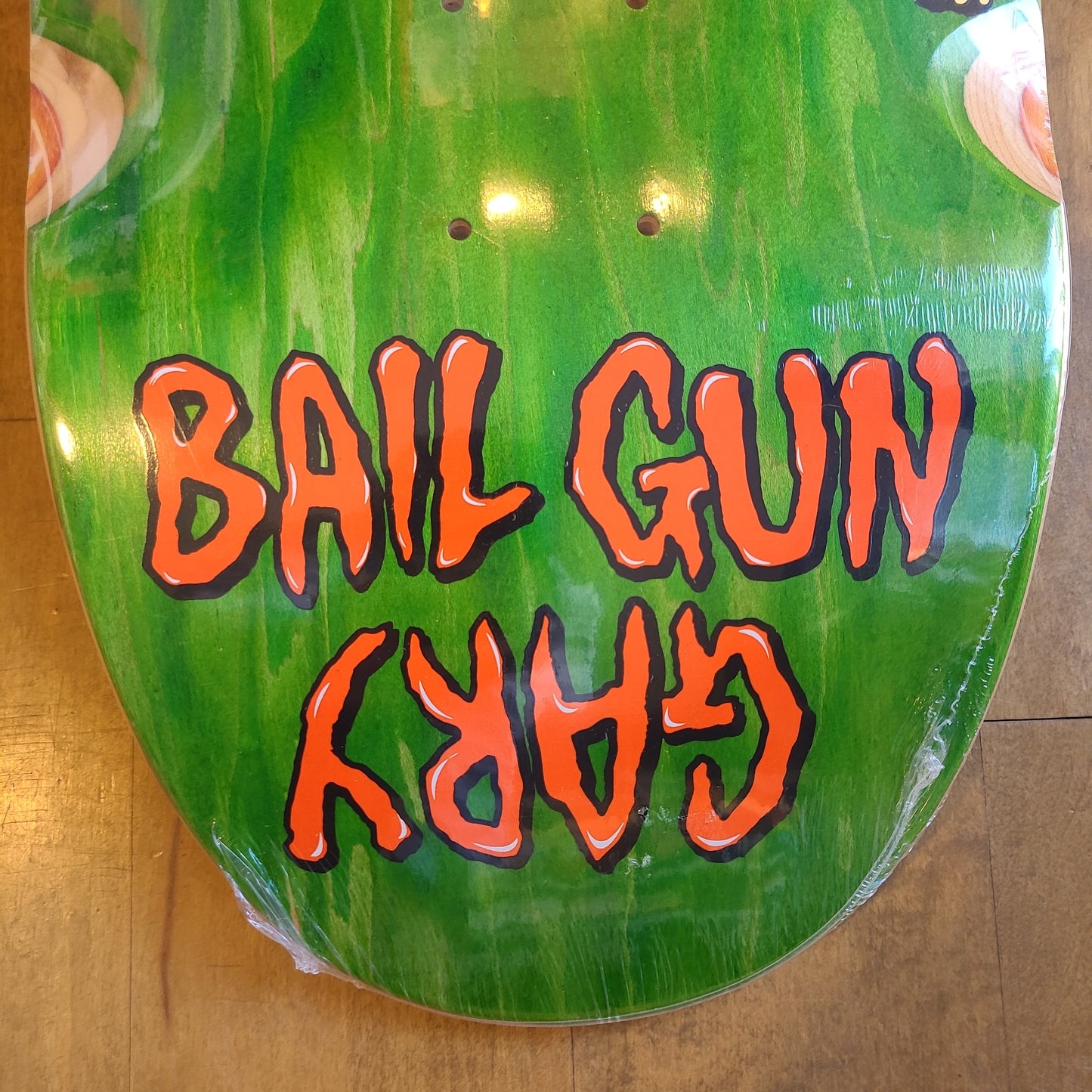 Heroin - Tim Olsen "Bail Gun Gary 4" Guest Model 9.75" Egg-Shaped Deck