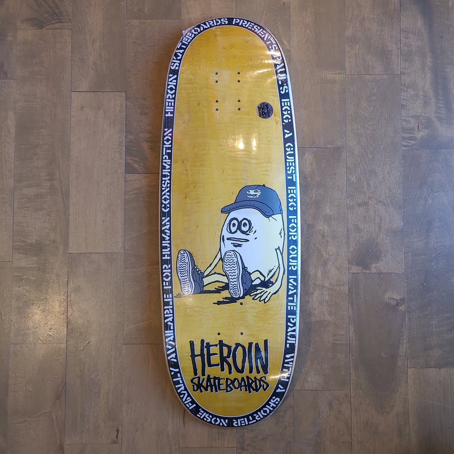 Heroin - Paul's Egg 10.4" Egg-Shaped Deck