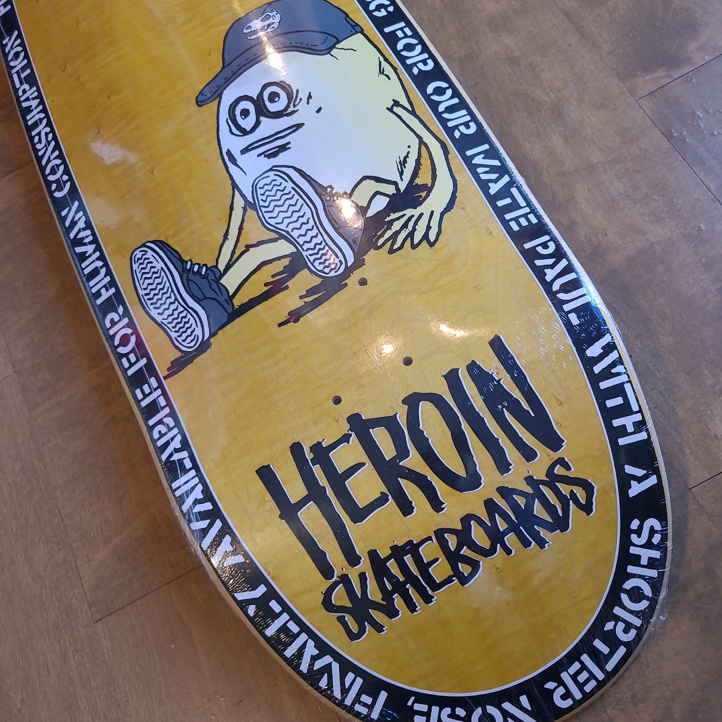 Heroin - Paul's Egg 10.4" Egg-Shaped Deck