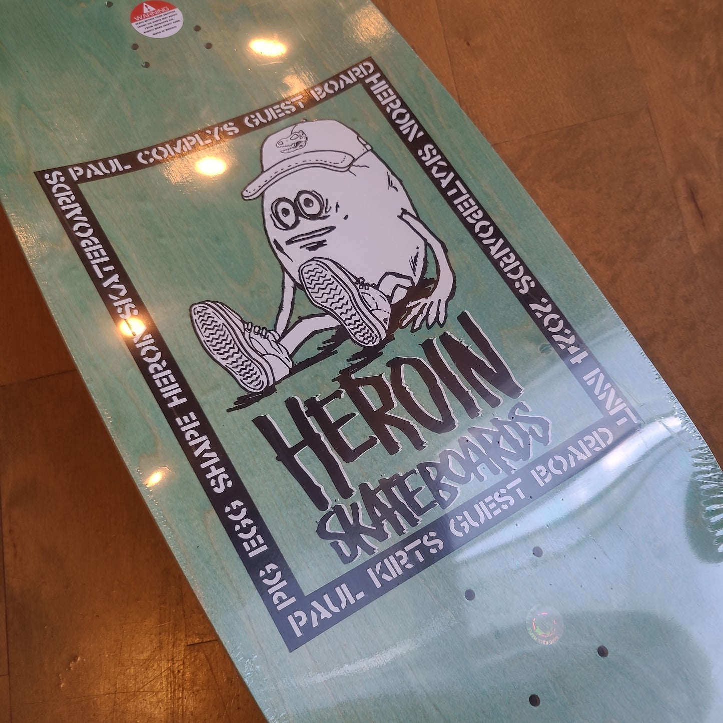 Heroin - Paul's Egg 10.4" Egg-Shaped Deck