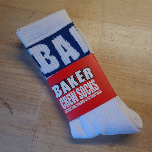 Baker - Blue Block Crew Socks
