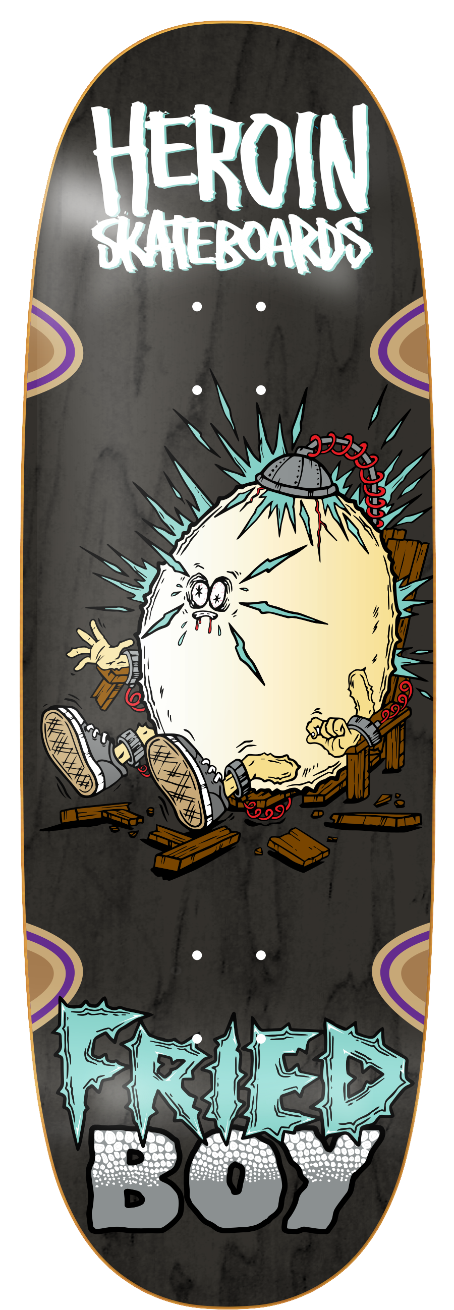 Heroin - Fried Boy 10.4" Egg Deck