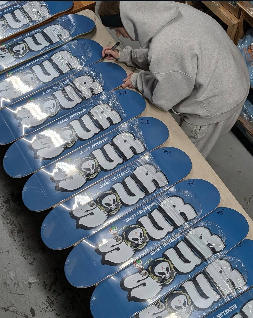 (SIGNED) Sour - Grant Patterson Blind Piss 8.25" Deck