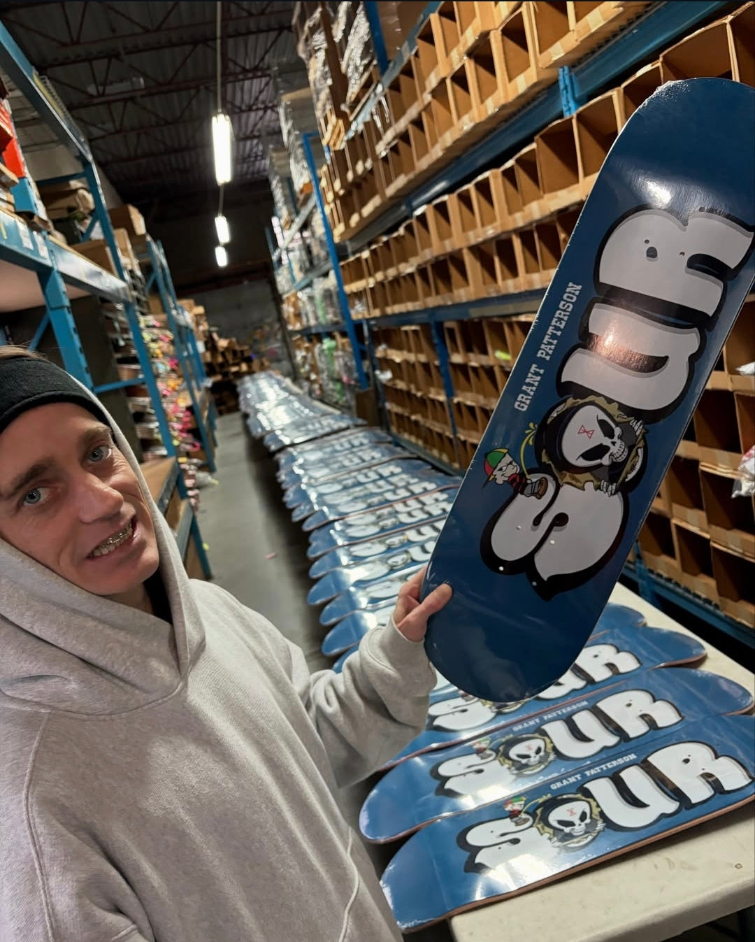 (SIGNED) Sour - Grant Patterson Blind Piss 8.25" Deck