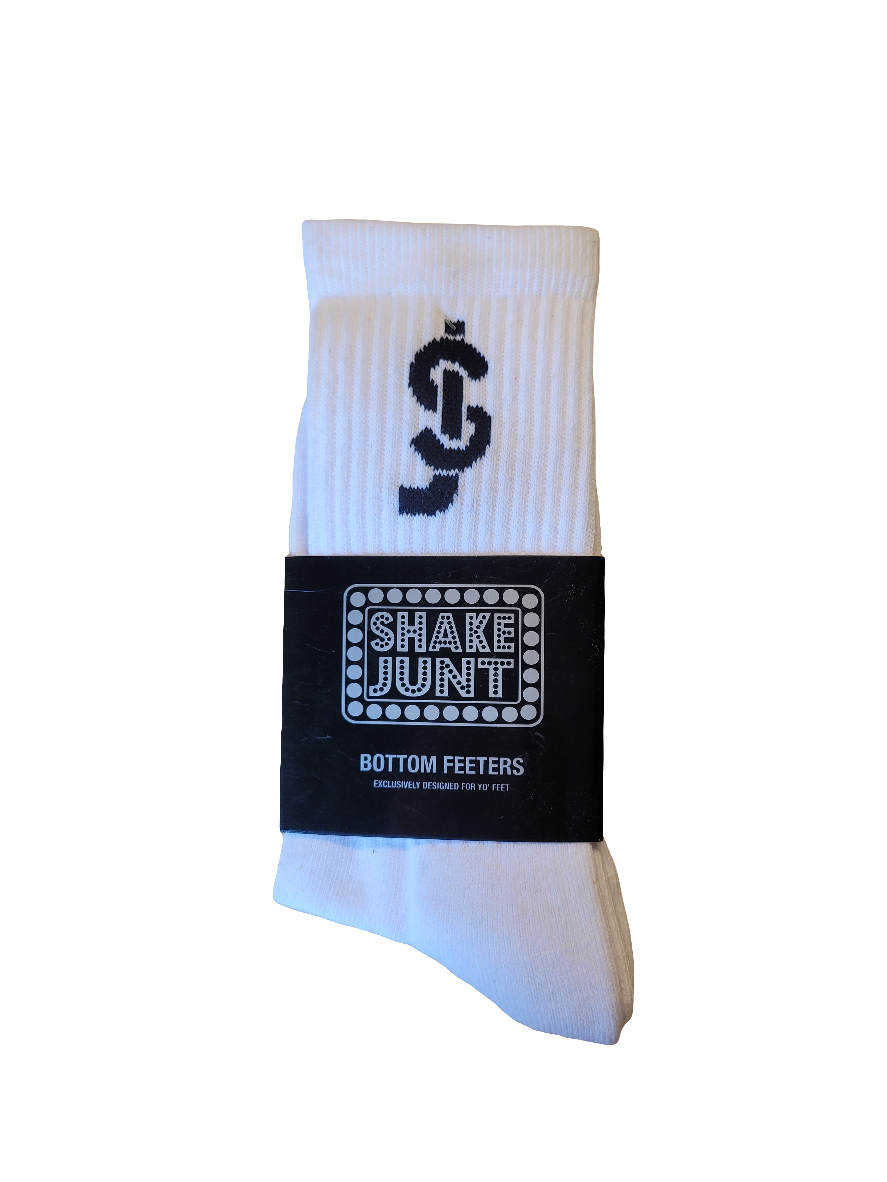 Shake Junt - Crispy White Bottom Feeters Socks