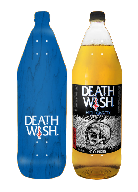 Deathwish - Crooked 40oz Cruiser 9.0" Shaped Deck