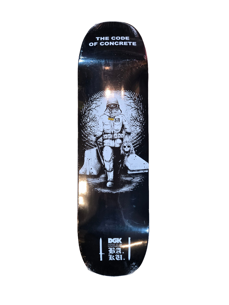 DGK x BA.KU. - Code of Concrete 8.75" Shaped Deck