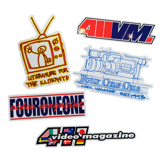 411VM - Assorted Logo Stickers