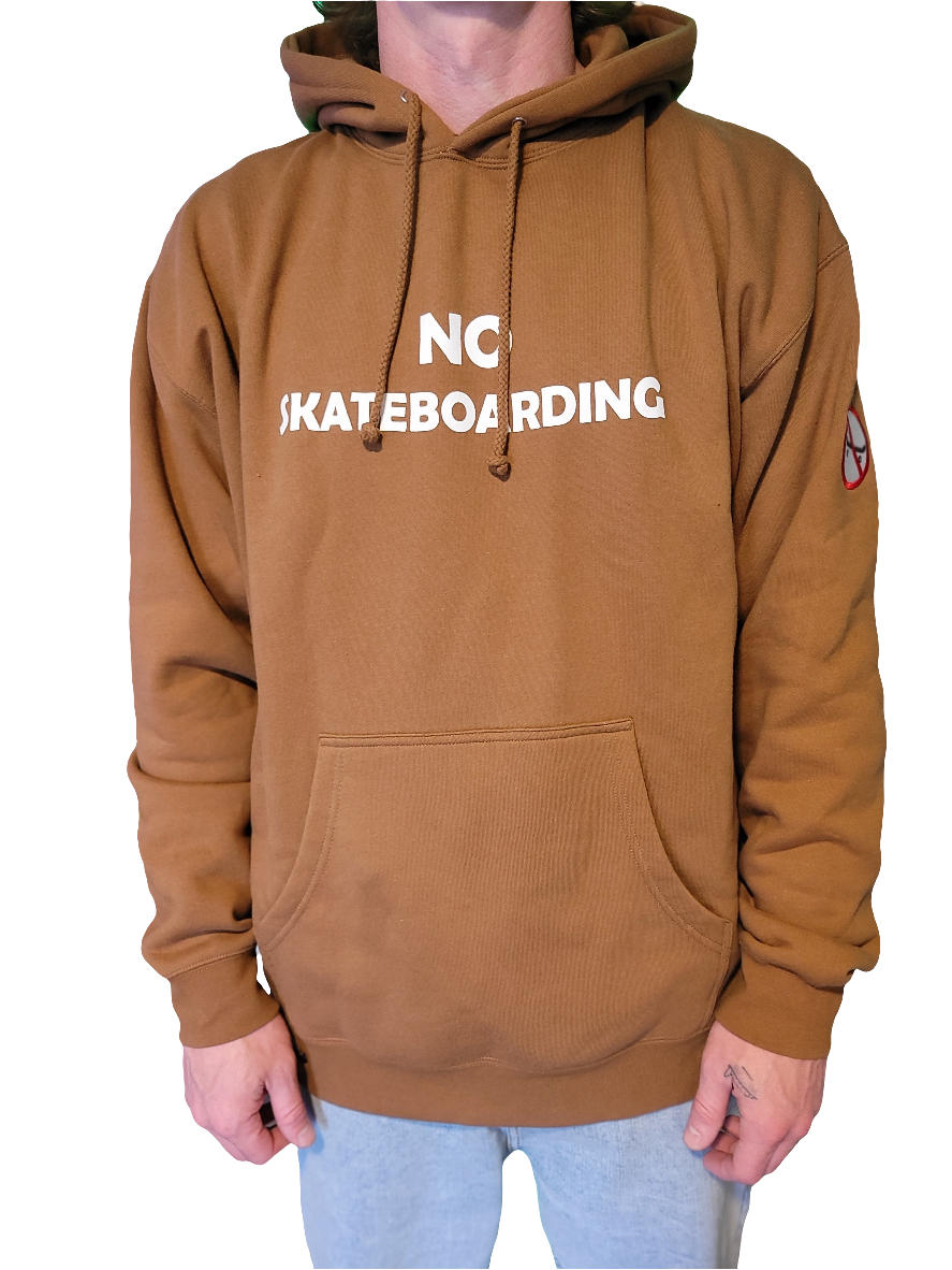 Philly's - No Skateboarding Hoodie (Saddle Brown)