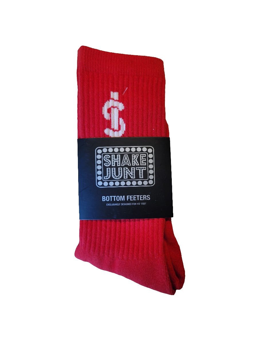 Shake Junt - Red on Red Bottom Feeters Socks