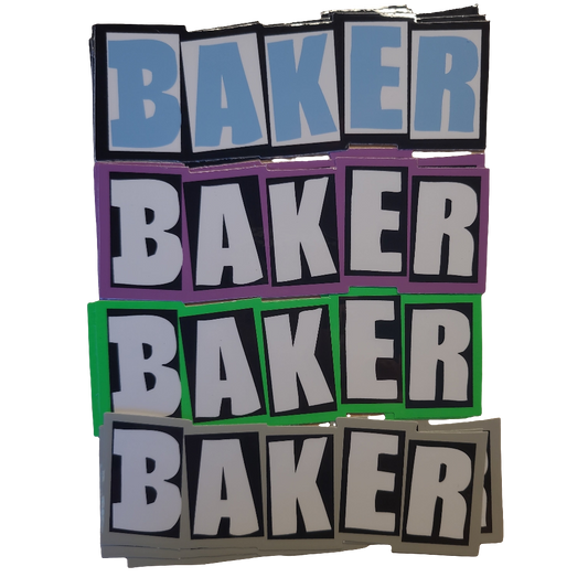 Baker - Dip Logo Stickers