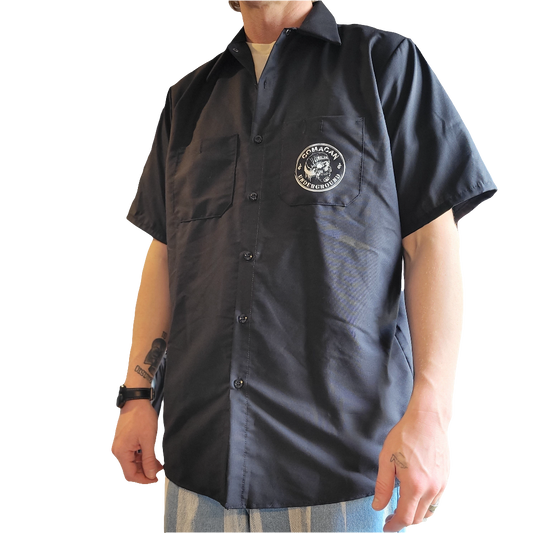 COMACAN - Skull Stamp Work Shirts