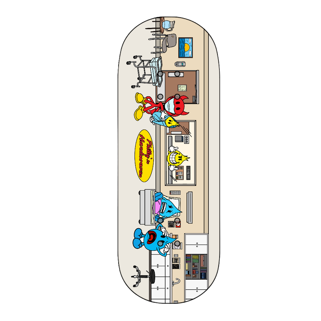 Philly's FB - Fun World 32mm Fingerboard Deck