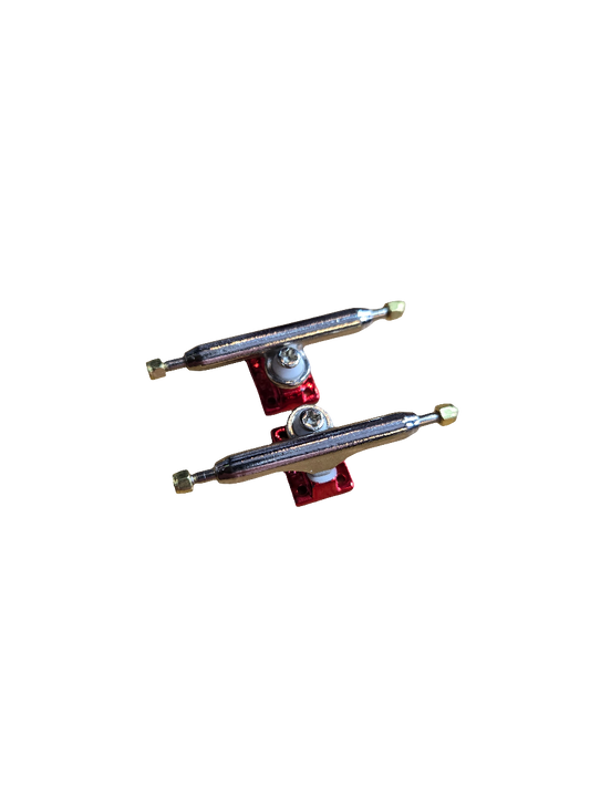 SHFB - Red/Silver Inverted Kingpin Trucks