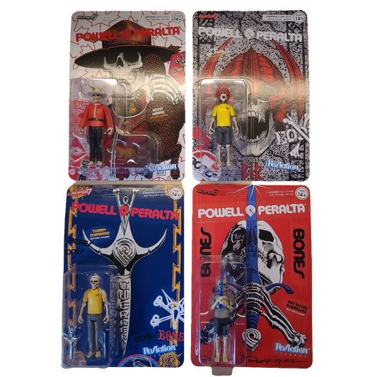 FULL SET Super7 x Powell Peralta - Bones Brigade Wave IV (4 Pack)