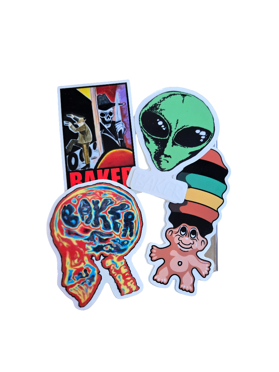 Baker - Brain Donor Stickers