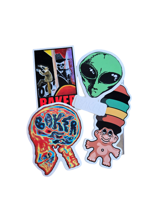 Baker - Brain Donor Stickers