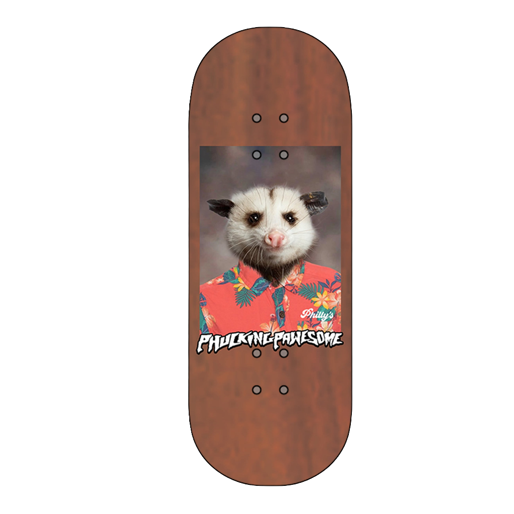 Philly's FB - Pawesome 32mm Fingerboard Deck