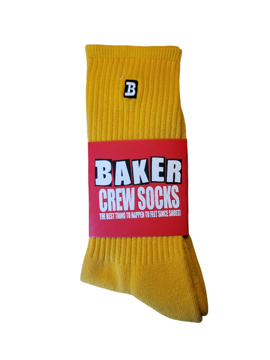 Baker - Capital B Crew Socks (Mustard)