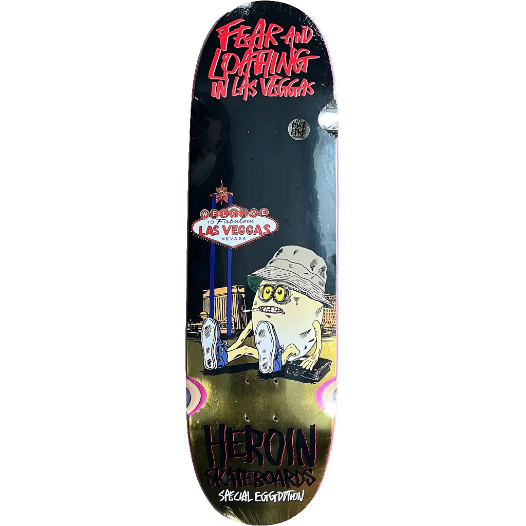 Heroin - Fear and Loathing in Las Veggas 9.0" Symmetrical Egg Deck