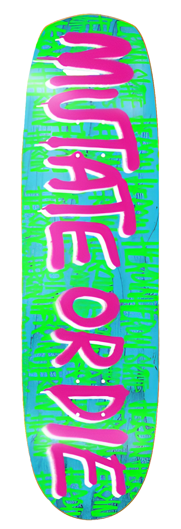 Heroin - Mutate Or Die 8.7" Shaped Deck