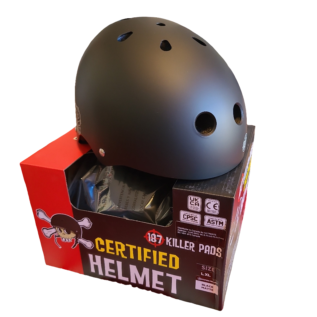 187 Killer Pads - Certified Helmet (Matte Black)
