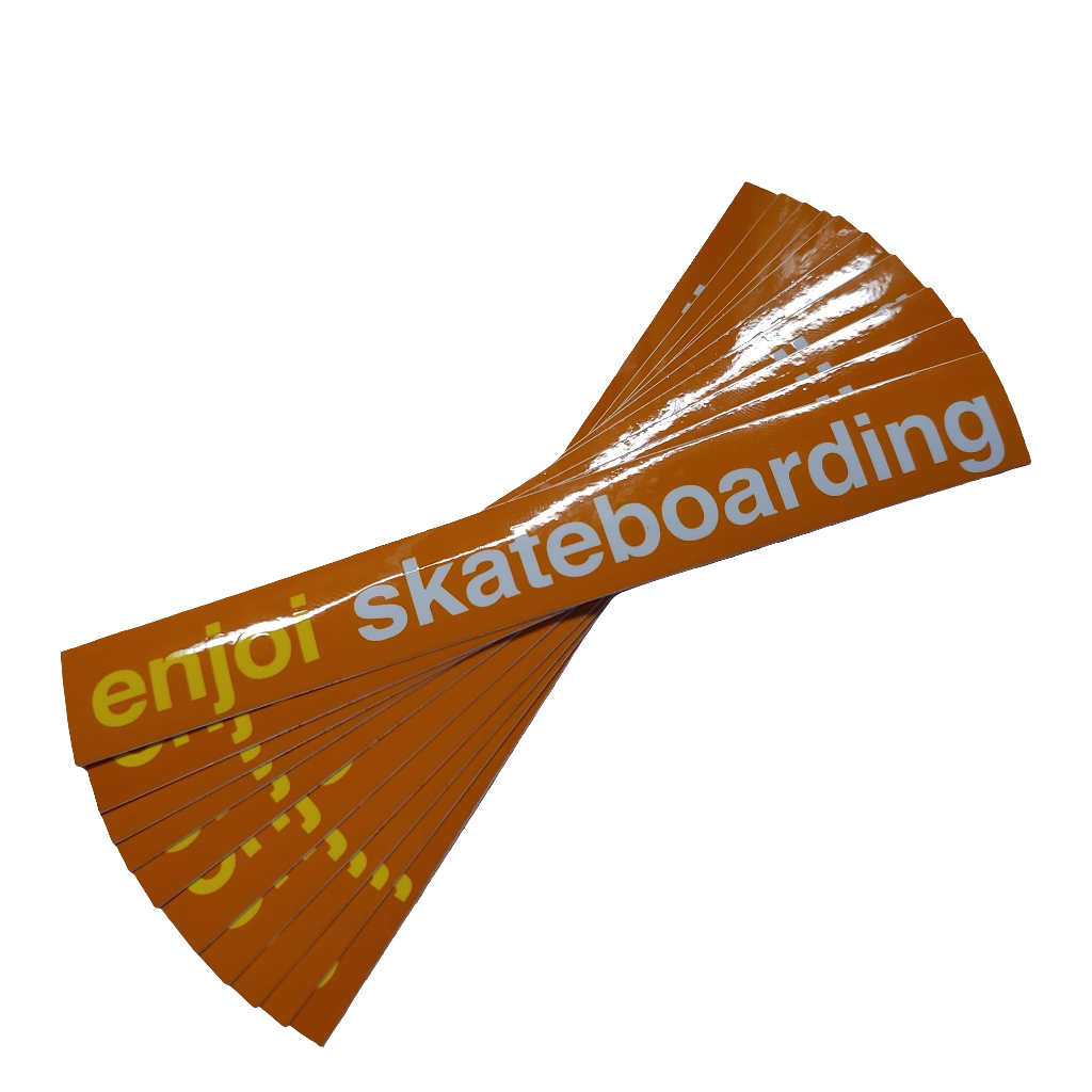 Enjoi Skateboarding Stretch Logo Sticker