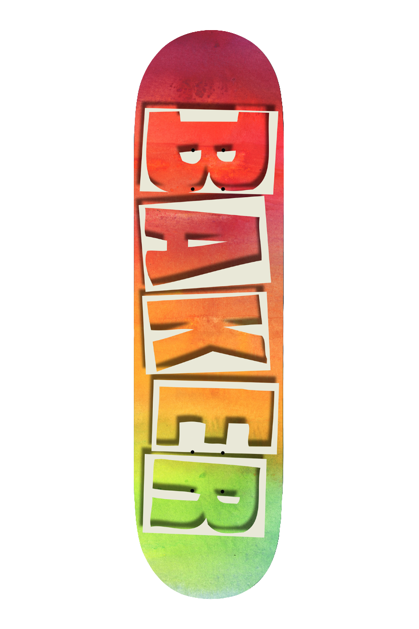 Baker - Figgy Watercolour Logo 8.0" Deck