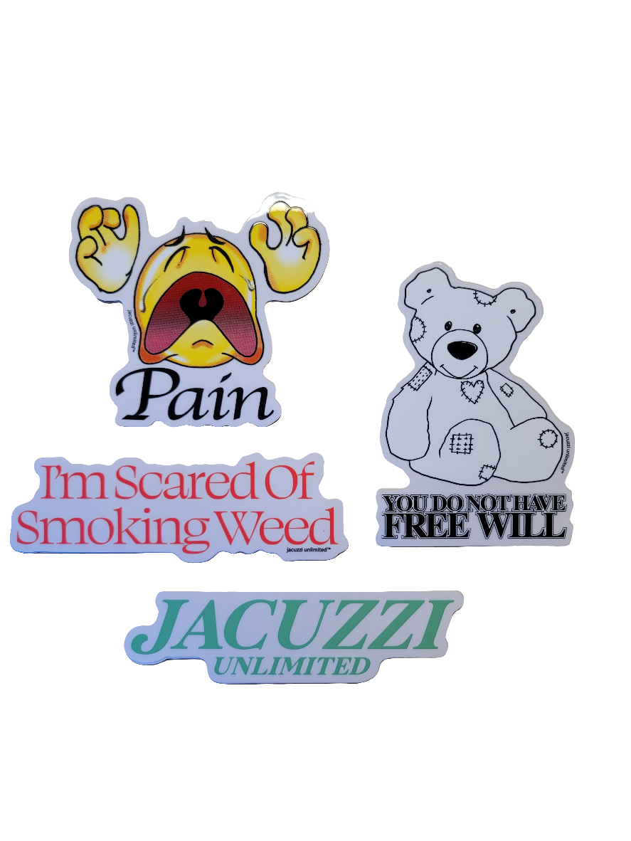 Jacuzzi - Free Will Stickers