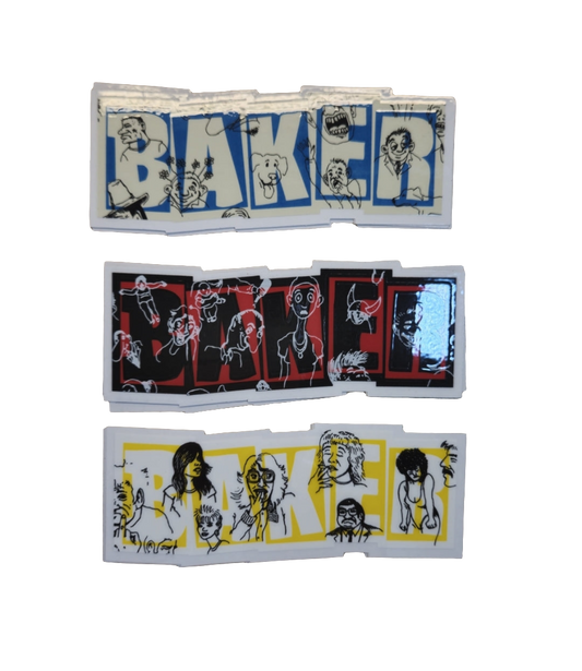 Baker - Sketch Logo Stickers