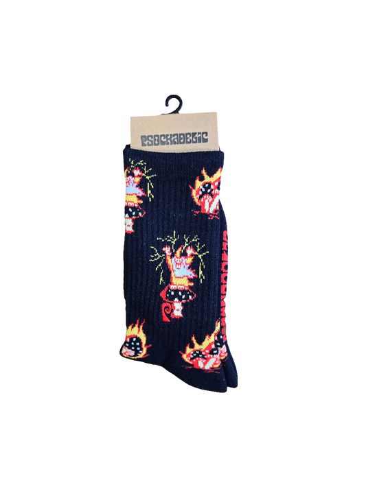 Psockadelic - Wizard Shrooms Socks