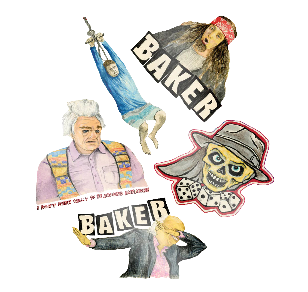 Baker - Cosmic Gumbo Stickers