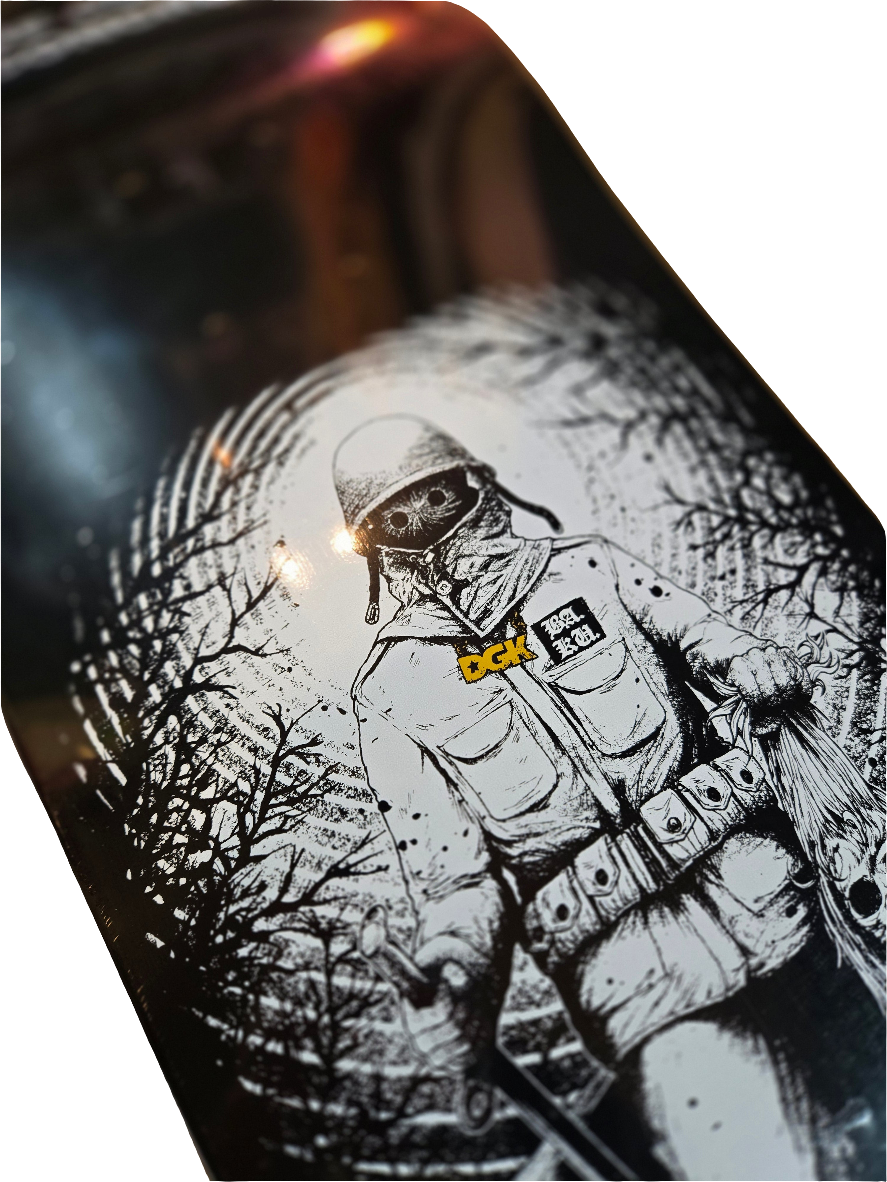 DGK x BA.KU. - Code of Concrete 8.75" Shaped Deck