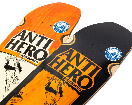 ANTIHERO SSD 2025 - Grosso Hand Plant 9.25" Shaped Deck