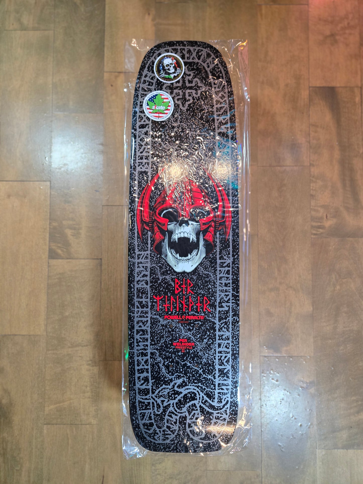 Powell Peralta - Per Welinder '08' Nordic Skull 7.25" Freestyle Deck (Single Kick)