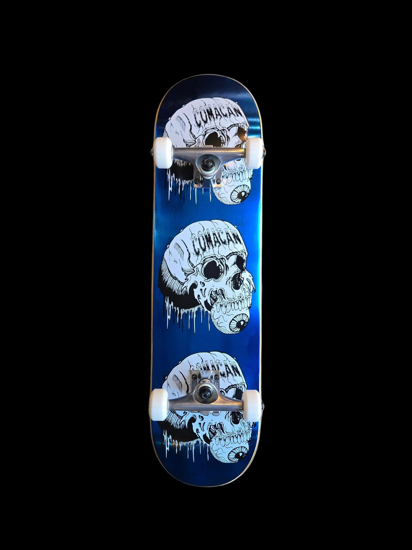 Comacan - Triple Skull Sapphire Foil 8.0" Custom Complete