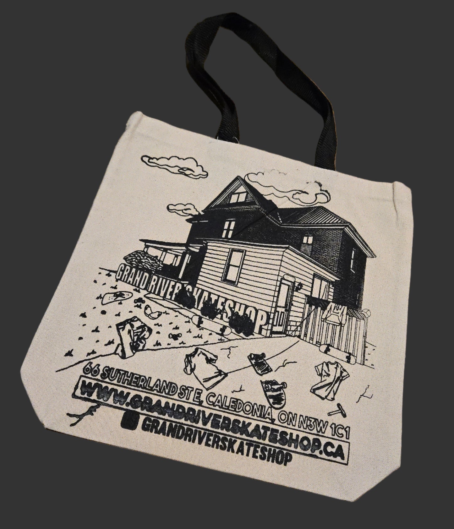 Grand River - Canvas Tote Bags