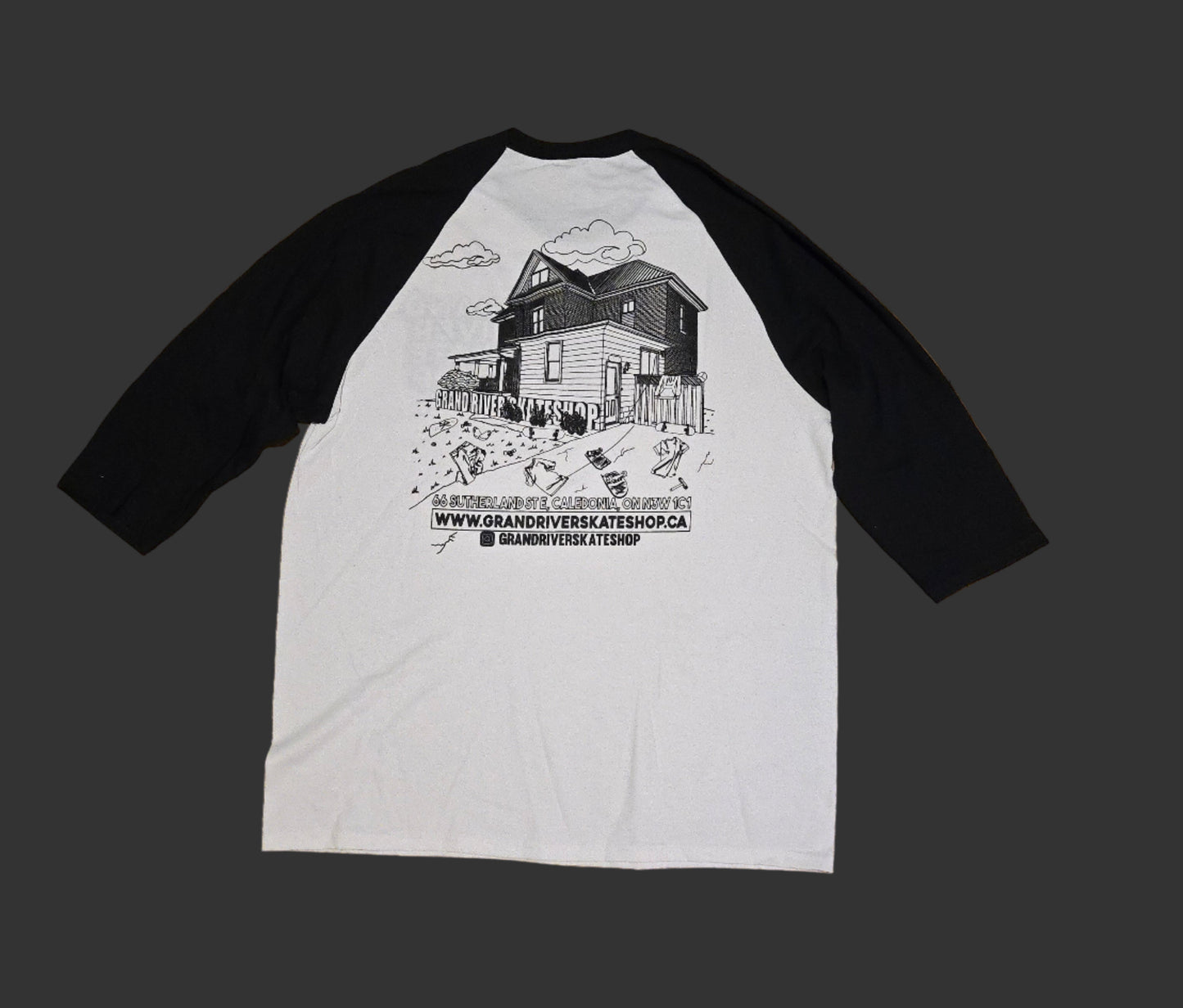 Grand River - Headquarters Baseball Tee