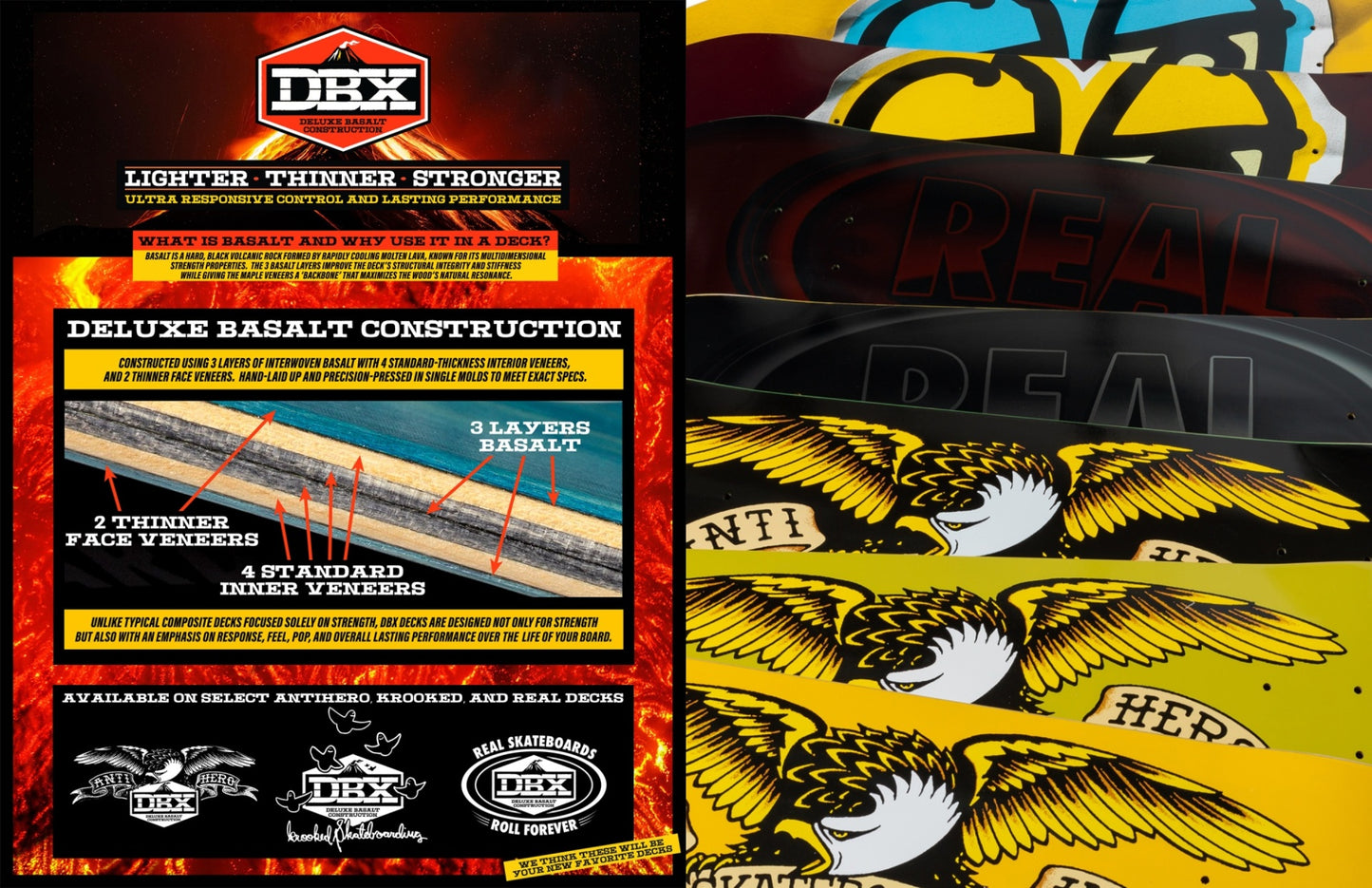 ANTIHERO - Grant Taylor Makalassi Construction 8.5" DBX Deck