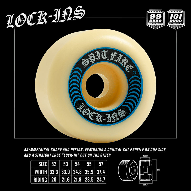 Spitfire - F4 99D Lock-In 55mm Wheels
