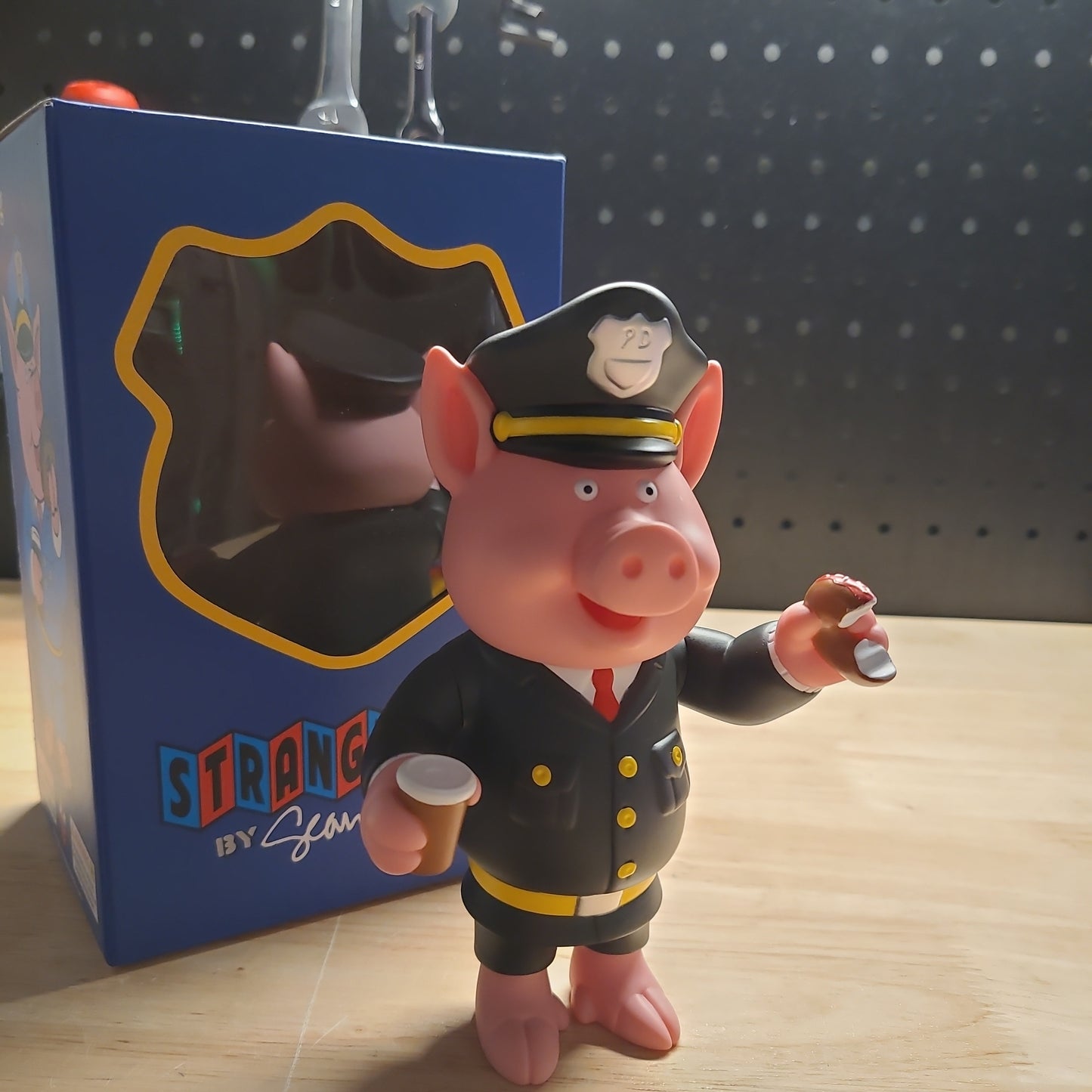 Strangelove - Pig Captain Vinyl Toy (Coffee & Donuts)