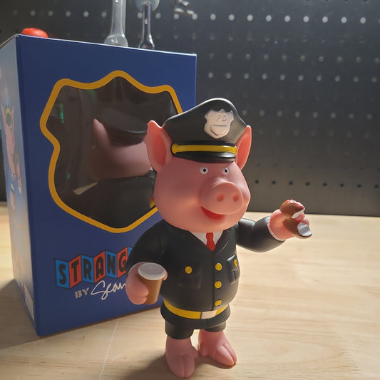 Strangelove - Pig Captain Vinyl Toy (Coffee & Donuts)