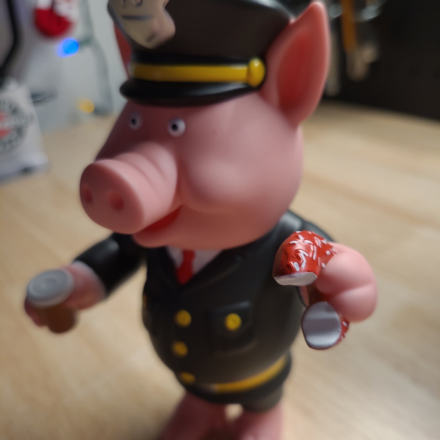 Strangelove - Pig Captain Vinyl Toy (Coffee & Donuts)