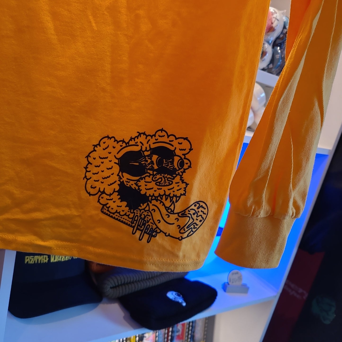 Grand River - Box Logo Long-Sleeve (Yellow)
