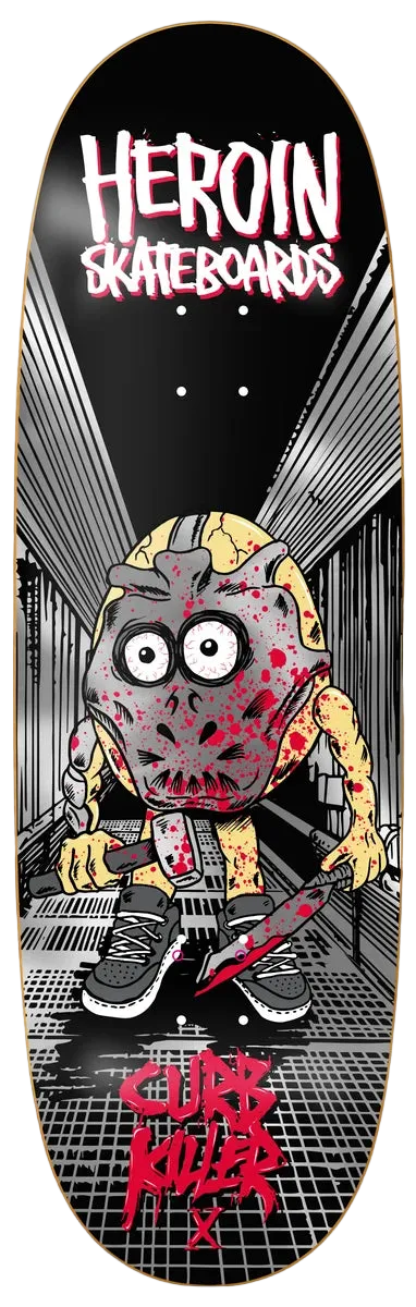 Heroin - Curb Killer X 10.0" Egg Shaped Deck