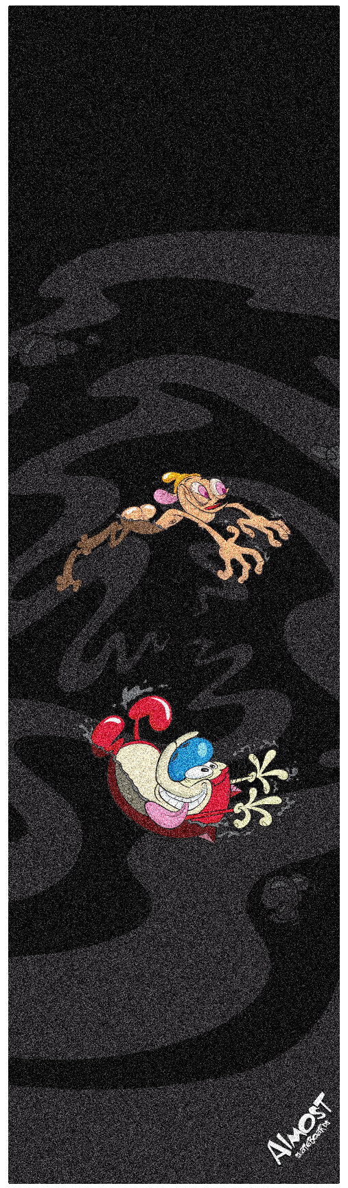 Almost - Ren & Stimpy Drain 9.0" x 33" Grip Tape