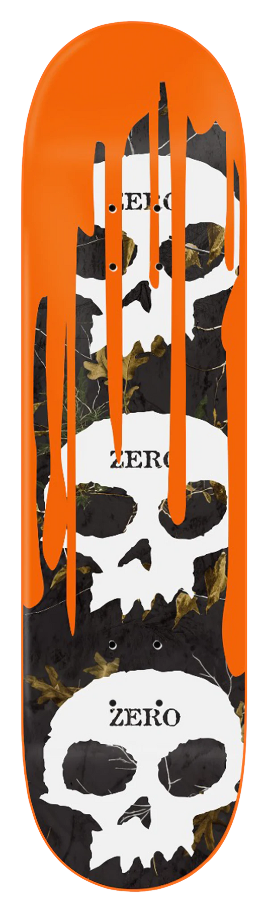 Zero x Realtree - 3 Skull with Blood 8.25" Deck